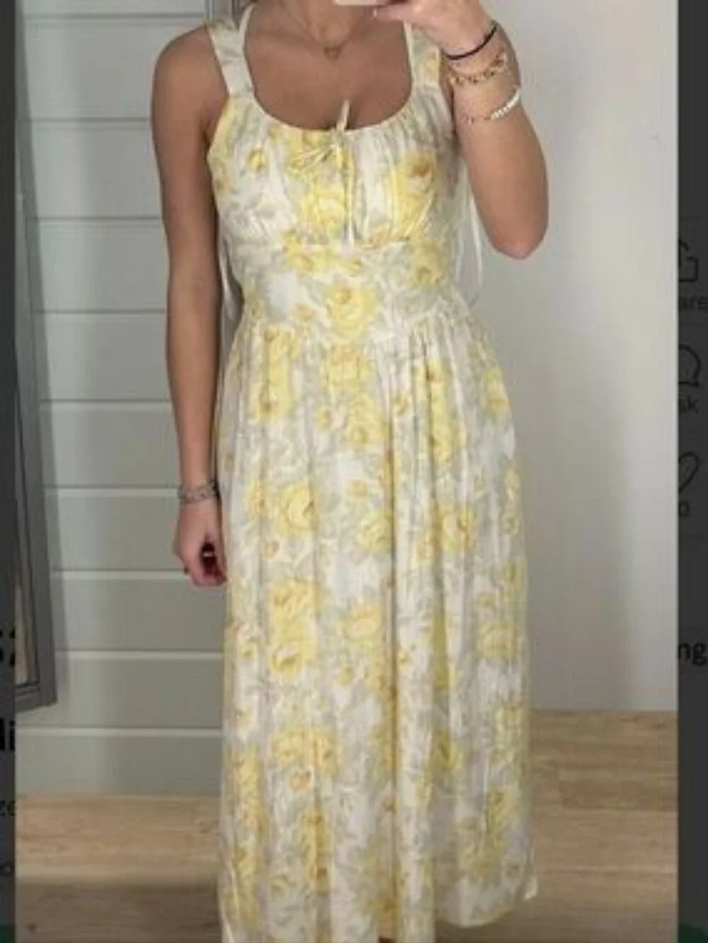 Monteau Los Angeles Floral Maxi Sundress